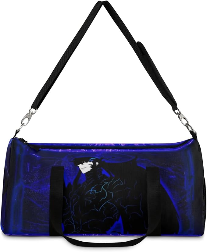 Anime Gym Bag for Women Men - Large Capacity Waterproof Workout Fitness Travel Sports Bags Fashion Street Camping Expandable Carry On Duffle Bag For Couple (SLVL) PTY - Image 8