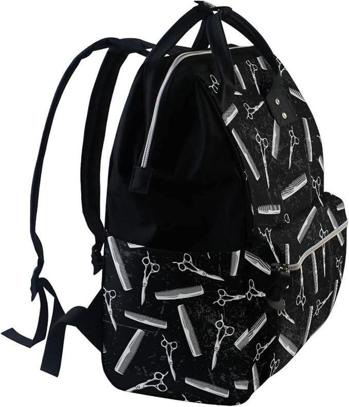 Diaper Bag Backpack, Waterproof, Large Capacity, Multi-function Travel Backpack, Hair Stylist Bag - Image 5