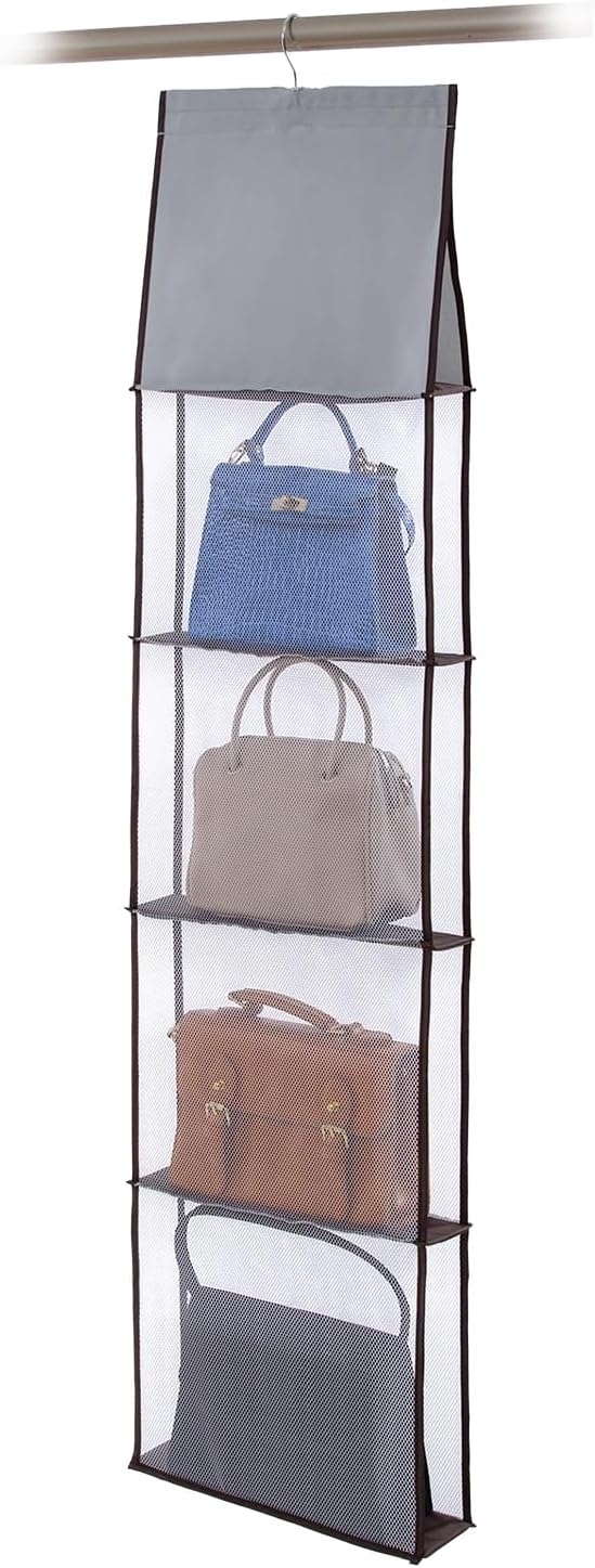 アストロ Astro Bag Hanging Storage, Gray, Slim, 5 Tiers, Slim Storage Space, Keeps Your Bag in Shape Prevention, Closet, Hanging, Storage, Thin, 600-46 by ASTROSTORAGE