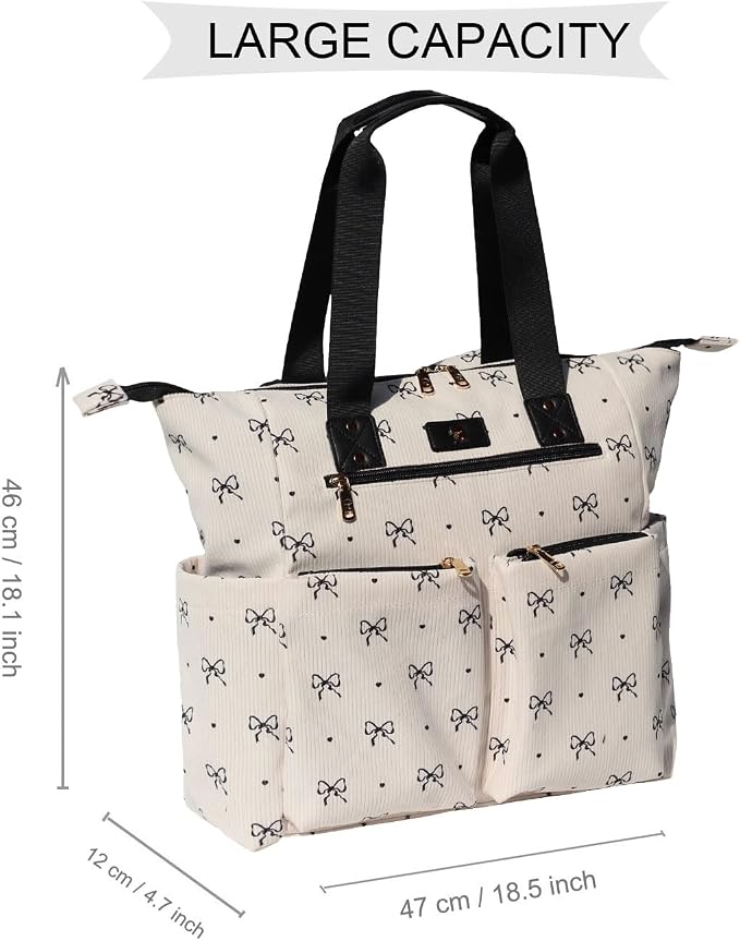 Diaper Tote Bag Totepack Backpack 2 in 1 for Women Multifunctional Large Capacity with Insulated Pockets Travel | Multifunctional - Image 2