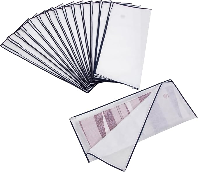 Astro 173-15 Kimono Storage Case, 2-Way Opening, Set of 15, With Window, Breathable, Non-woven Fabric, Protects Against Moisture and Dust, Transparent Window, Zipper, Kimono, Storage Bag, Furisode, by ASTROSTORAGE