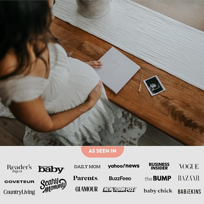 Lucy Darling Baby Memory Book – Honey Bee | Luxury Baby First Year Book & Photo Album | Gender Neutral Keepsake Journal for Milestones, Memories & Photos | Thoughtful Pregnancy Gift - Image 5