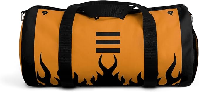 Anime Gym Bag for Women Men - Large Capacity Waterproof Workout Fitness Travel Sports Bags Fashion Street Camping ExpandaCLe Carry On Duffle Bag For Couple (Yellow Nne Tails) PTY - Image 7