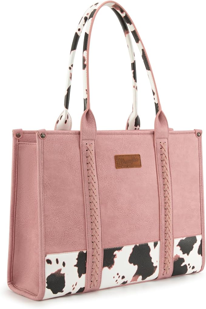 Montana West × Wrangler Tote Bag for Women Western Cow Print Purse Designer Top Handle Handbags by THEOFFICIALMONTANAWEST