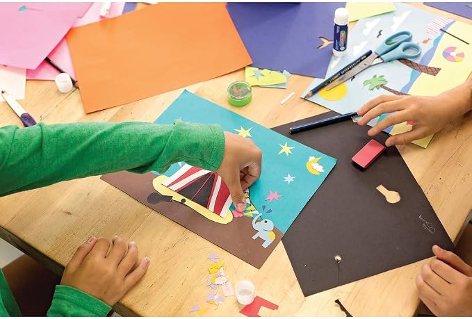 Tru-Ray (P6588-4) Heavyweight Construction Paper Bulk Assortment, 10 Assorted Colors, 9" x 12", 500 Sheets - Image 9