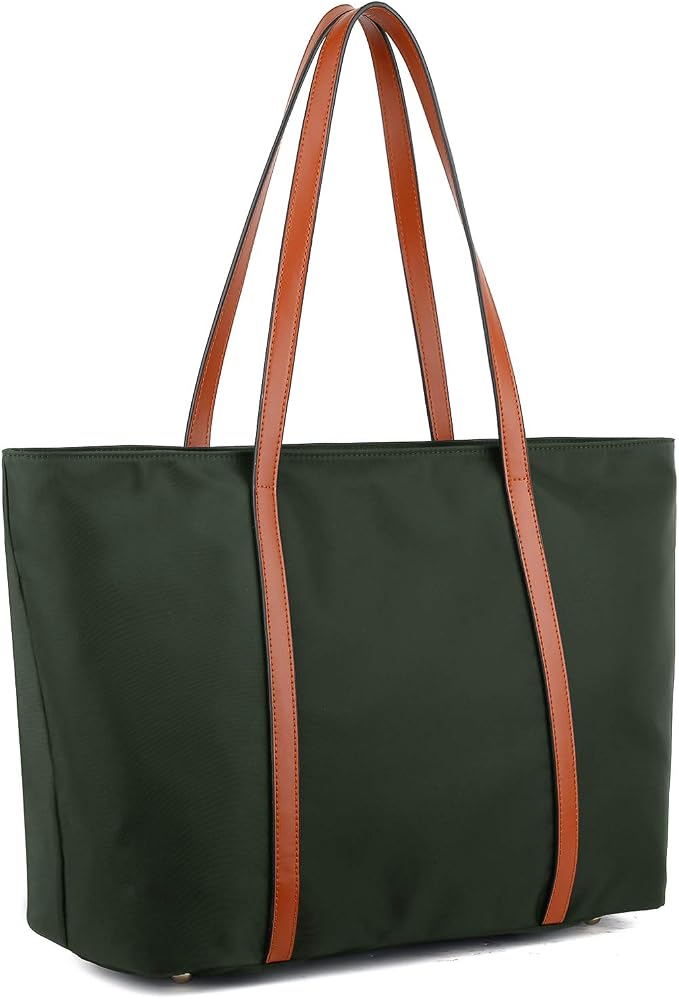 YALUXE Women's Nylon Tote Bags Large Capacity Shoulder Bags Work Handbags Purses Travel Beach Bags | Nylon - Image 3