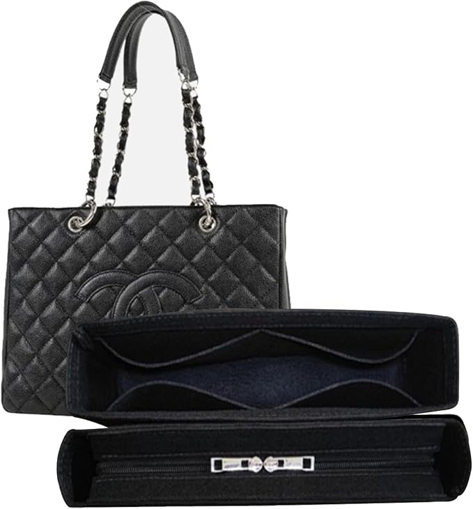 Purse Organizer Insert for PST/PTT/GST liner bag lined storage bag2018black-GST by Lckaey