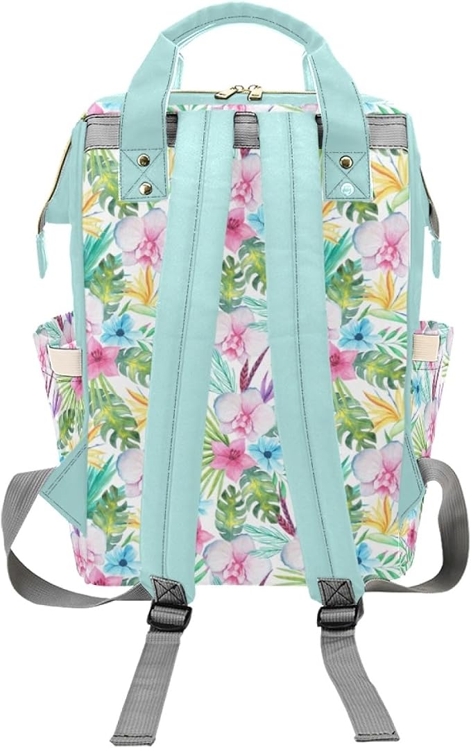 Custom Diaper Bag Personalized Flamingo Casual Nursing Mommy Daypack with Insulated Pocket Customized Cute Diaper Bag Backpack with Name or Holiday Travel - Image 4