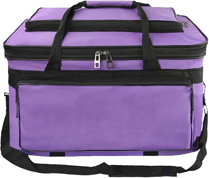 Starsouce Large Capacity Art Supply Organizer Tote Bag – Padded Craft Storage with Adjustable Shoulder Strap, Foldable Travel Caddy for Brushes, Markers, Sketchbook, Watercolor Palette & More by Starsouce