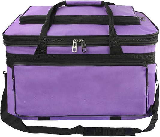 Starsouce Large Capacity Art Supply Organizer Tote Bag – Padded Craft Storage with Adjustable Shoulder Strap, Foldable Travel Caddy for Brushes, Markers, Sketchbook, Watercolor Palette & More by Starsouce