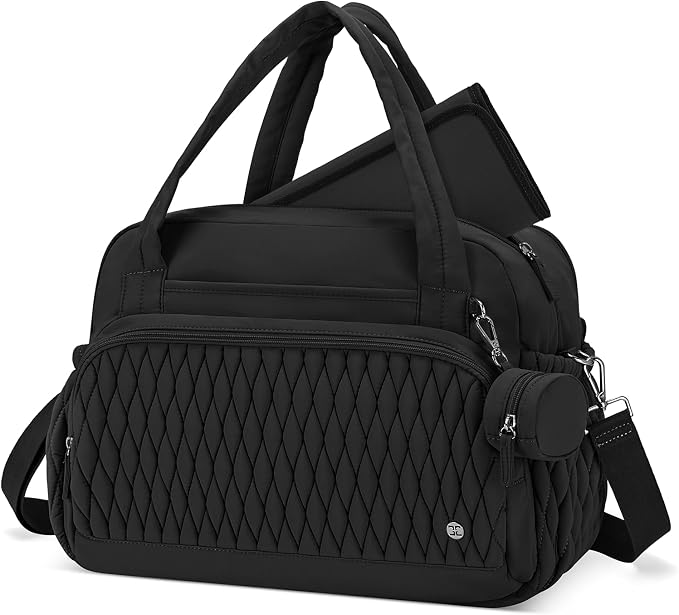 Telena Tote Diaper Bags, Travel Crossbody Large Capacity Hospital Bag for Women Labor Delivery with Pacifier Case by Telena