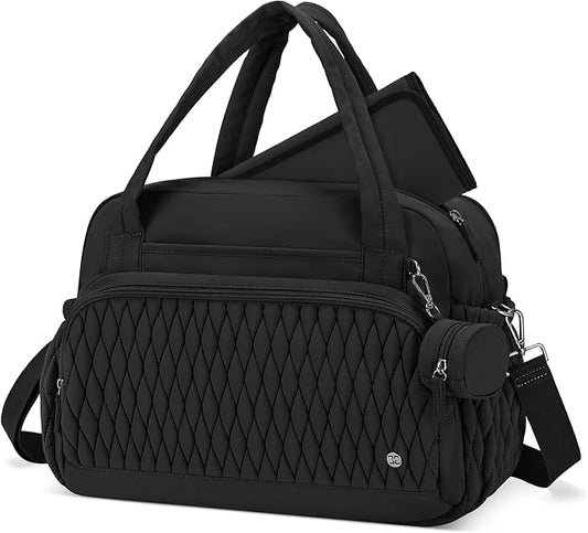 Telena Tote Diaper Bags, Travel Crossbody Large Capacity Hospital Bag for Women Labor Delivery with Pacifier Case by Telena