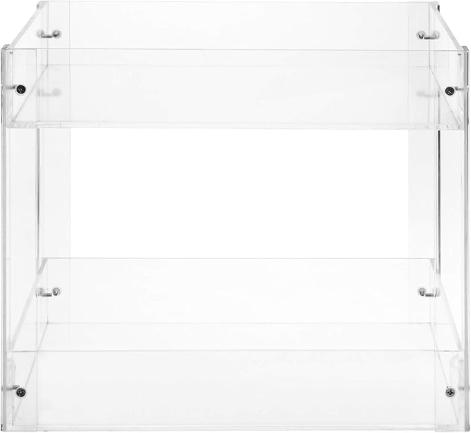 MyGift 2-Tier Premium Clear Acrylic Desk Letter Tray Organizer, A4 Size 2 Tier Document Organizer Desktop File Paper Holder Rack for Home and Office - Image 7