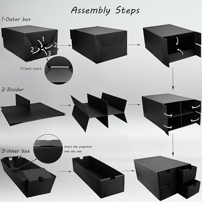 6 Sets Trading Card Storage Boxes, Includes 24-750 CT Boxes & 96 Dividers, 18000+ Trading Cards Organizer for Collectible Card Games, Sports Cards, TCG, with Labels & Pen - Image 4