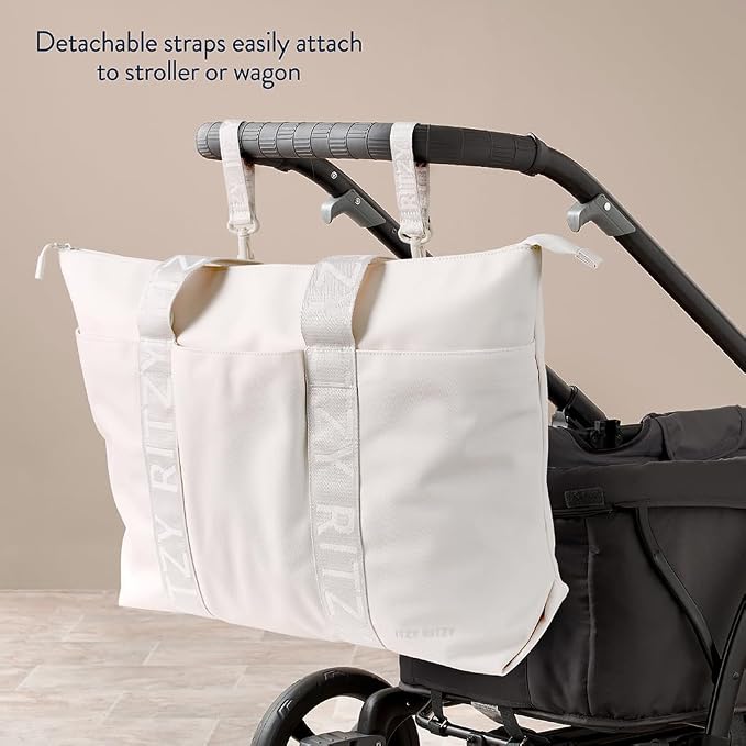 Itzy Ritzy Belong Diaper Bag Tote, Lightweight Tote with 10 Pockets - Image 3