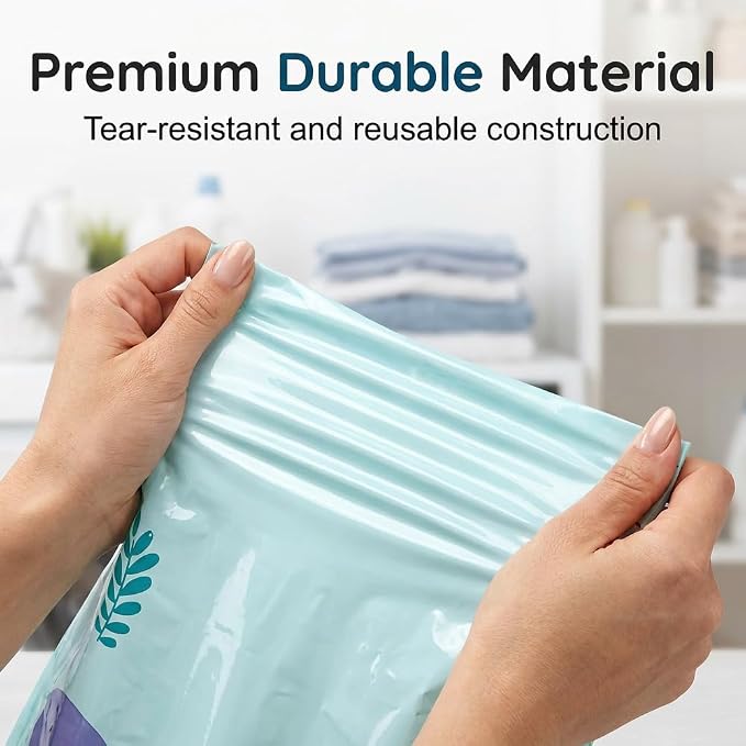 2 Pack Multi-Size Pump-Free Vacuum Storage Bags, Large Cube Vacuum Seal Bags, Space Saver Bags for Clothes, Comforters, Blankets - Image 4
