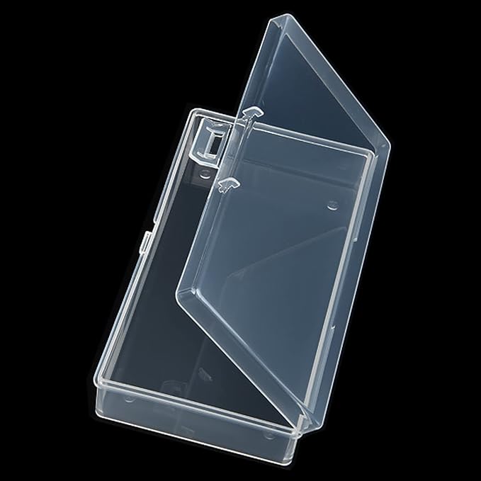 12 Pack Rectangular Clear Plastic Storage Containers | 5.7 x 2.95 x 1.18 inch, Hinged Lid, For Beads and Small Craft Items - Image 4