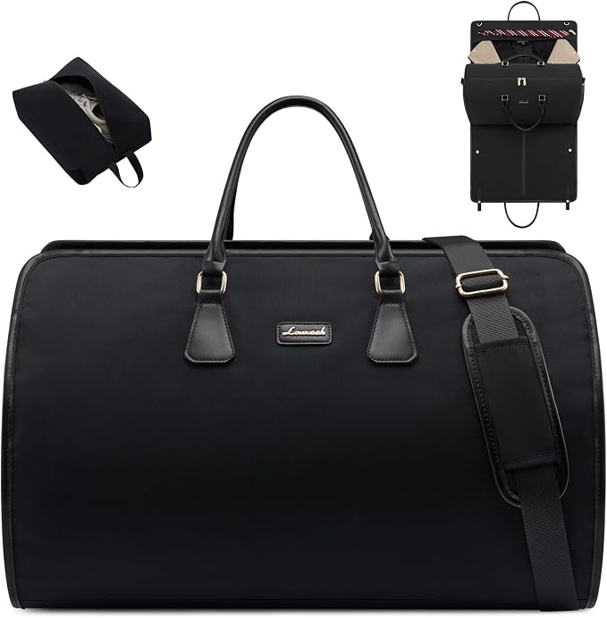 LOVEVOOK Garment Bags for Travel,3 in 1 Garment Duffle Bags with Shoe Pouch | Carry on Garment Bag,Hanging Suitcase,Suit,Dress,Business,Travel Bag,Weekender Bag by LOVEVOOK