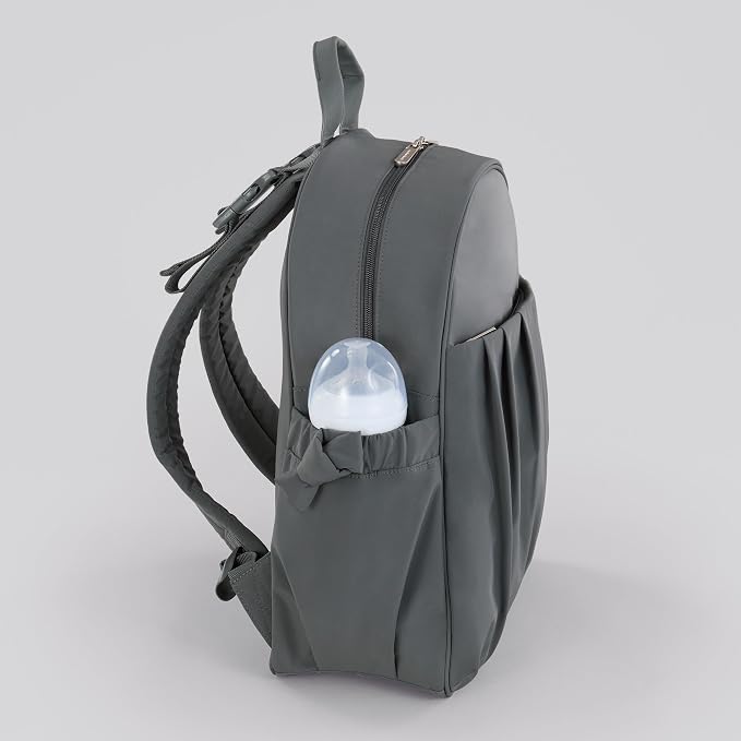Motherhood Gathered Pocket Backpack Diaper Bag with Stroller Straps - Image 4