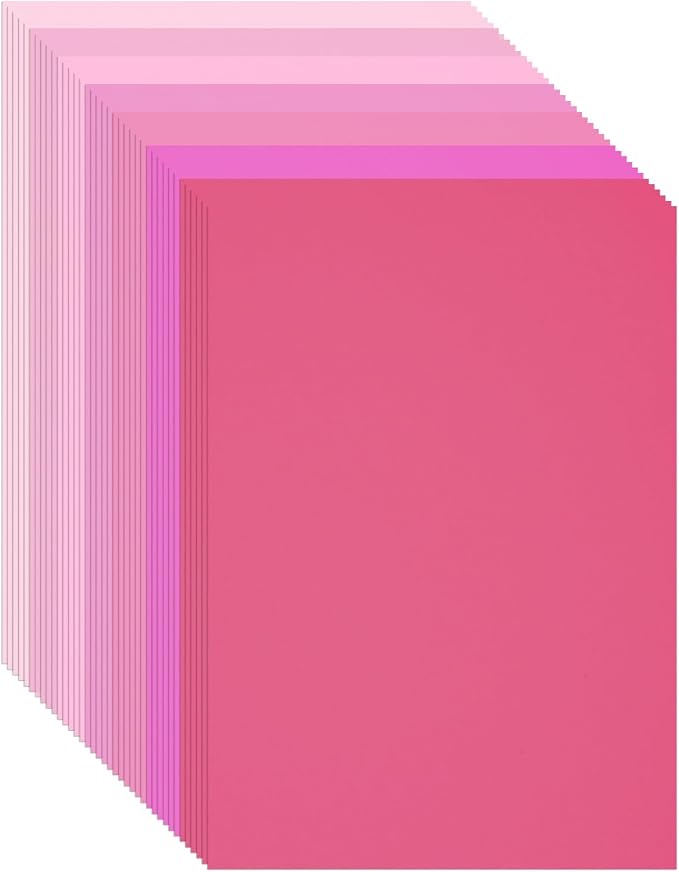 Construction Paper 8.5x11 in,70 Sheets,Set of 7 Colors 178GSM/65LB Heavyweight Construction Paper,Crafts,Arts,School Classroom Art Supplies Assorted Colors Bulk Paper by Magecubiku