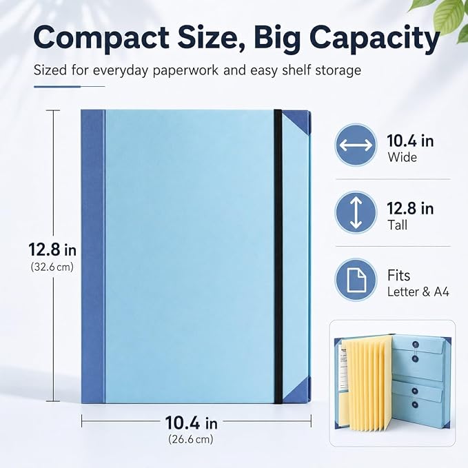 In Case I Die Binder Organizer with Labels End of Life Planner Estate Planning Folder for Important Documents Family Records Emergency Home Management Folio Pockets Travel(3pcs) - Image 7