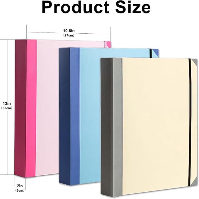 Family/Personal Important Papers Document Life Binder/Folder/Organizer Folio.in Case I Go Missing/Keepsake Certificate/Birth Document Binder Organizer,Fatalities and Folios (Yellow（2in Thick）) - Image 2