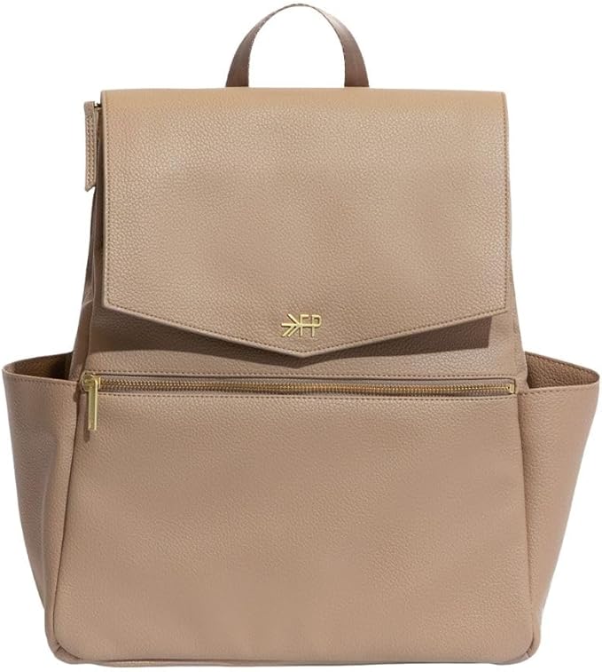 Freshly Picked Classic Diaper Bag II Backpack – Premium Vegan Leather, Large Capacity Baby Bag with Changing Pad, Stylish & Functional for Moms & Dads, Fig by Unknown