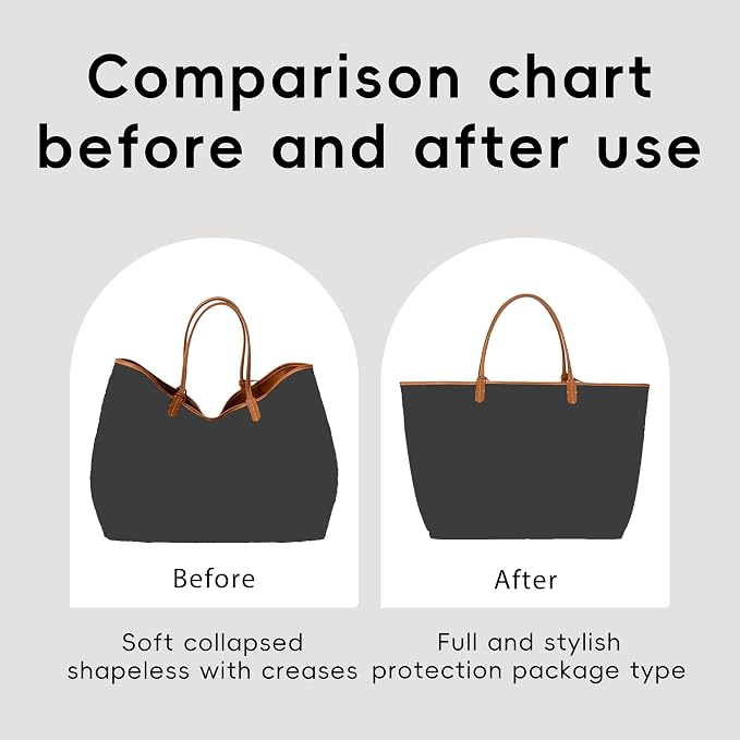 Nylon Tote Organizer Insert for Goyard Saint Louis GM, 13" Laptop | Nylon Goyard Tote Bag Organizer, 5 Compartments, YKK Zipper, Laptop Sleeve, Lightweight, Tear-Resistant, Protects Interior - Image 3