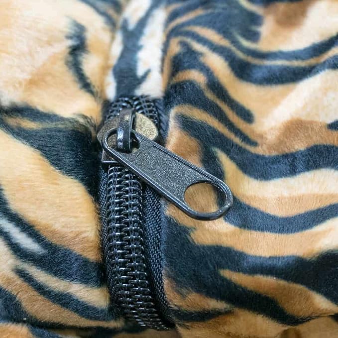 ULTIMATE SACK | 4 Ft Bean Bag Chair Replacement Cover Only | Tiger Fur | Removable Washable Cover only - Image 9