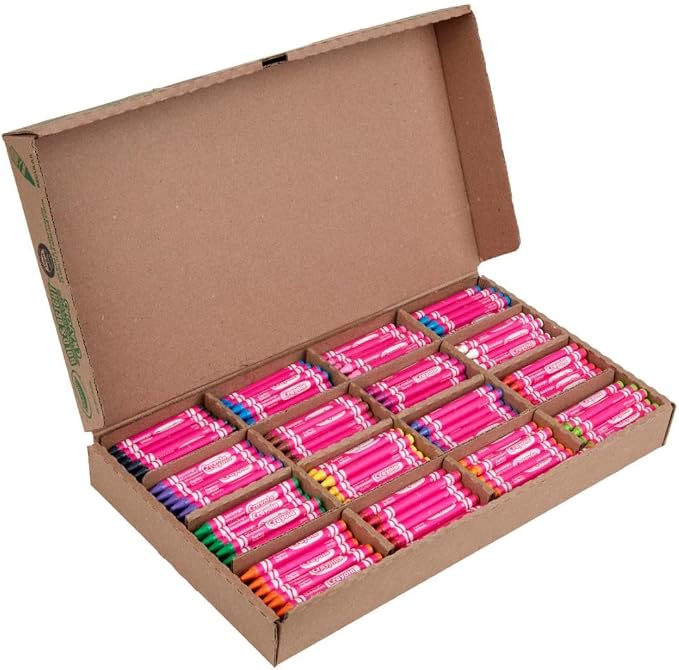 Crayola Construction Paper Crayons Classpack, Bulk Assorted School Supplies, 16 Colors, 400/Set (Packaging May Vary) - Image 4