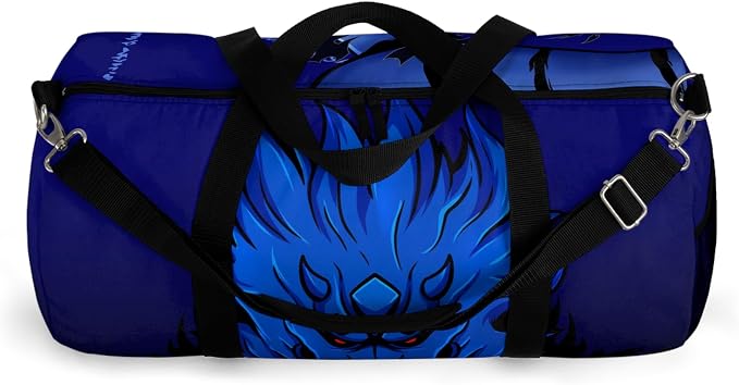 Anime Gym Bag for Women Men - Large Capacity Waterproof Workout Fitness Travel Sports Bags Fashion Street Camping Expandable Carry On Duffle Bag For Couple (Blue Susano) PTY - Image 4