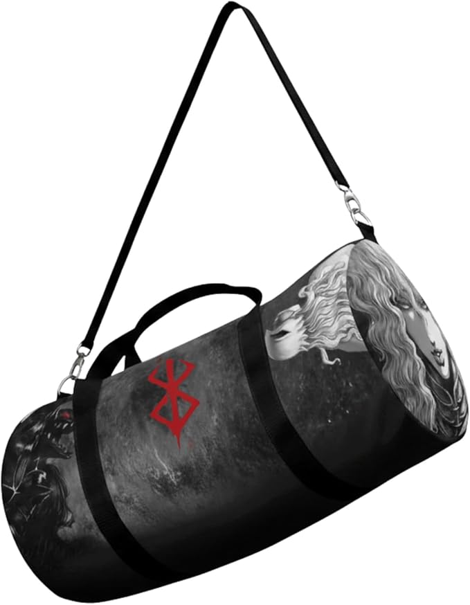 Anime Gym Bag for Women Men - Large Capacity Waterproof Workout Fitness Travel Sports Bags Fashion Street Camping Expandable Carry On Duffle Bag For Couple (brsk) by CrownLimitedSupply