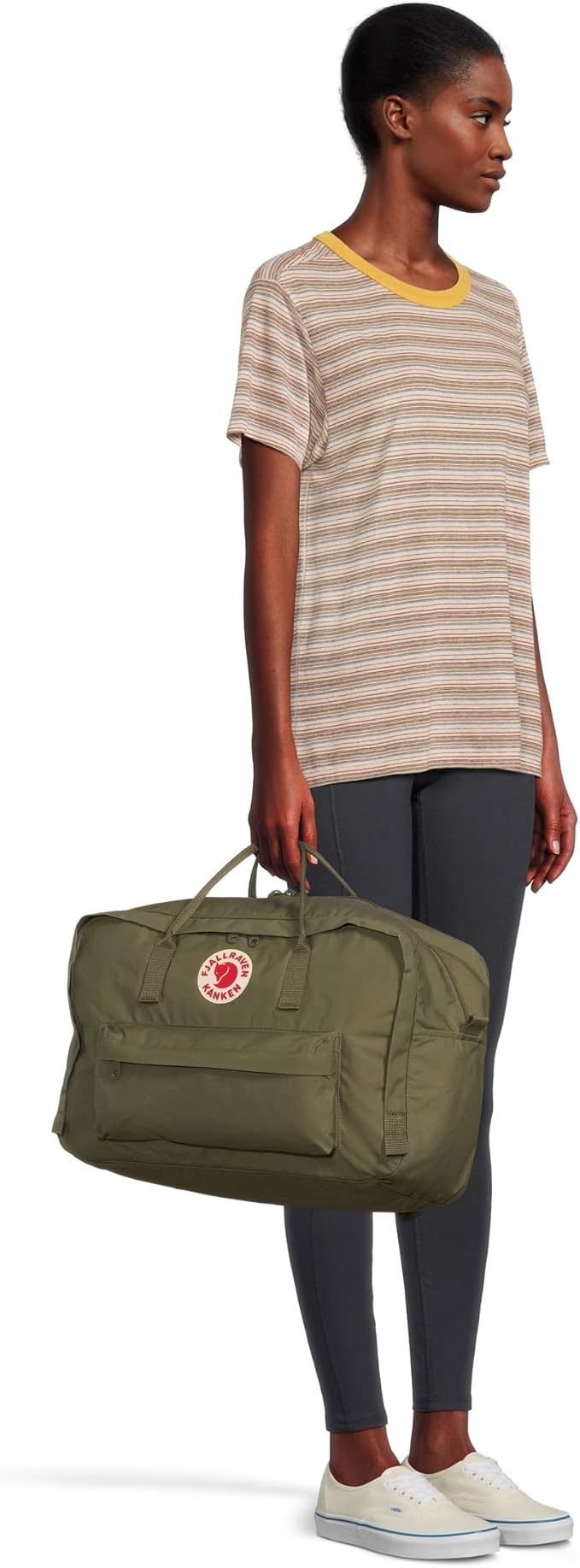 Fjallraven Kanken Weekender Bag, Large Travel Tote and Duffel for Overnight and Everyday Carry, Green - Image 6