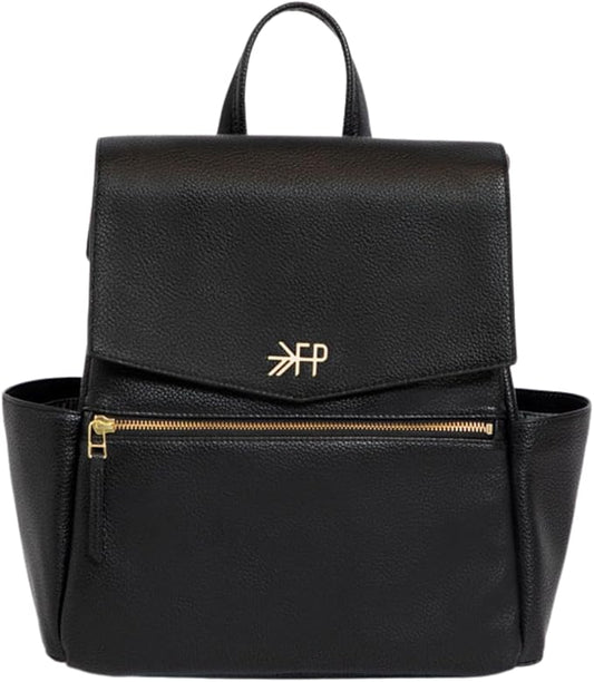 Freshly Picked Mini Diaper Bag II Backpack – Premium Vegan Leather Small Baby Bag without Changing Pad, Compact, Lightweight & Stylish for Moms On-the-Go, Ebony by Unknown
