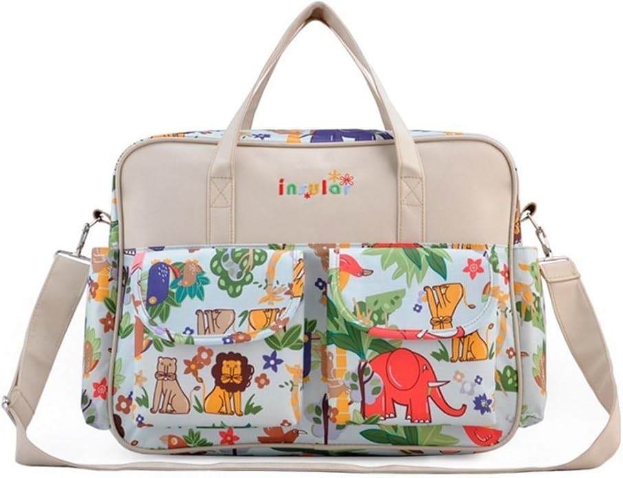 Kamay's Mummy Shoulder Bag Diaper Bag Chic Nappy Changing Bag Tote/Messenger Style Large with Changing Mat, Adjustable Straps - Image 3
