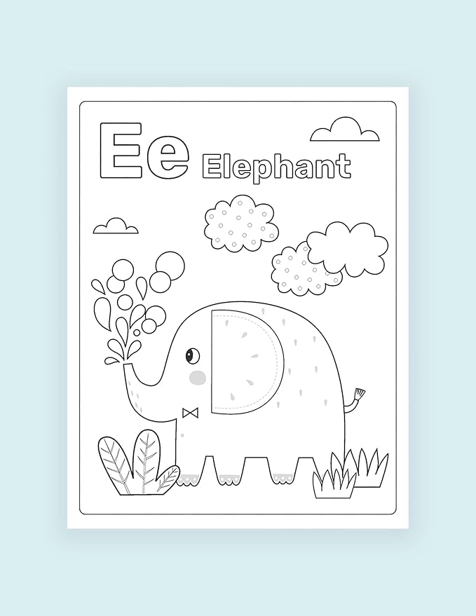 NuFun Activities Mess Free Coloring Set Animal Alphabet 8 Markers 8.5x11 | Mess-Free Coloring Formula, 8 Markers, No Mess on Skin/Clothes, Gift for Kids - Image 3