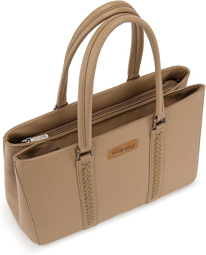 Montana West Wrangler Laptop Tote Bag for Women 15.6 Inch Computer Bag for Work Large Double Compartment Purse and Handbag - Image 5