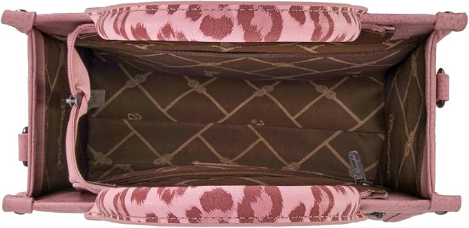 Montana West × Wrangler Tote Bag for Women Western Cow Print Purse Designer Top Handle Handbags - Image 6