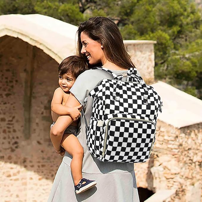 Diaper Bag Backpack for Mom & Dad, Multifunction Waterproof Baby Changing Bags, Large Nappy Bag Backpack - Image 8