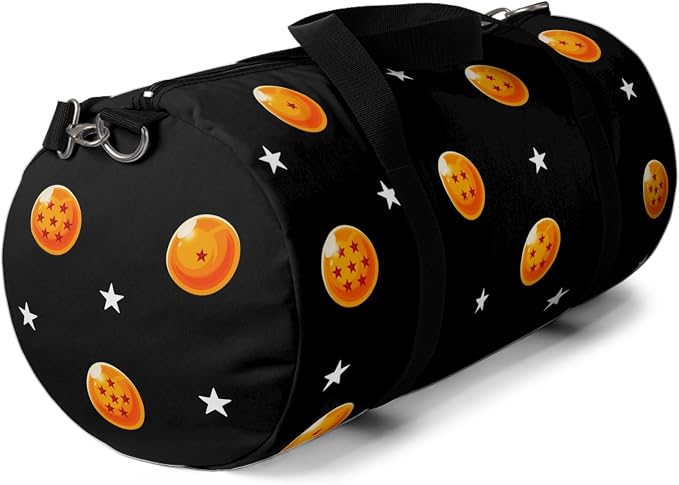 Anime Gym Bag for Women Men - Large Capacity Waterproof Workout Fitness Travel Sports Bags Fashion Street Camping Expandable Carry On Duffle Bag For Couple (Orange DBZ) PTY - Image 3