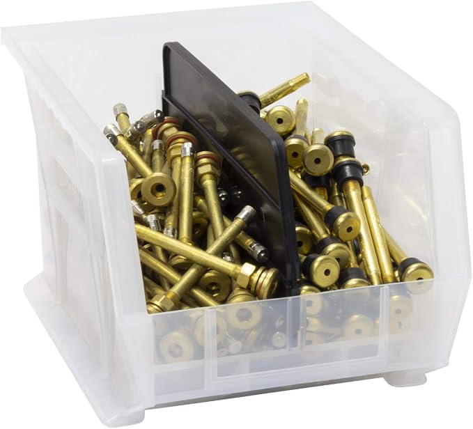 Akro-Mils 40239 Plastic Length Dividers for AkroBins Stackable Storage Bins Model 30239, Custom Storage Inserts for Tools, Crafts & Supplies, 6-Pack, Black - Image 2