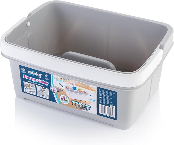 Minky Storage Caddy, Grey, One Size - Image 2