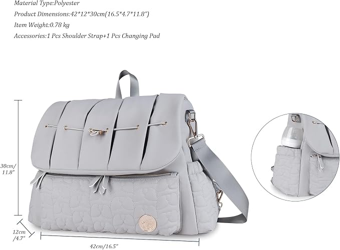 Baby Diaper Bag Backpack - Large Size Multifunction Travel Back Pack for Mom - Image 4
