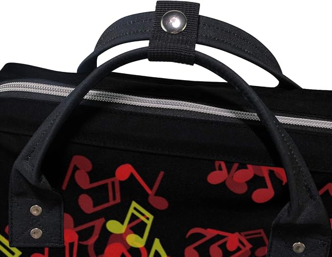 Large Capacity Baby Diaper Bag Rasta Reggae Music Durable Multi Function Travel Backpack - Image 5