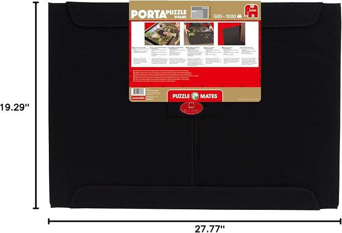 Jumbo Toys, Portapuzzle Board Up to 1000 PCE, for Ages 120 | Portable, Lightweight & Easy to Store Jigsaw Mat, Non-Slip Felt Board – Large Jigsaw Board for 1000 Pieces up to 51 x 72 cm - Image 12