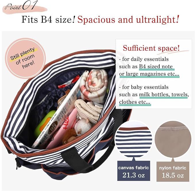 Riverland Diaper Bag Stylish Tote Cross Body Travel Tote | Newly Redesigned, Unisex for Mom Dad Men Women, Large Capacity, Baby Bag - Image 3