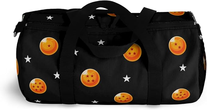 Anime Gym Bag for Women Men - Large Capacity Waterproof Workout Fitness Travel Sports Bags Fashion Street Camping Expandable Carry On Duffle Bag For Couple (Orange DBZ) PTY - Image 4