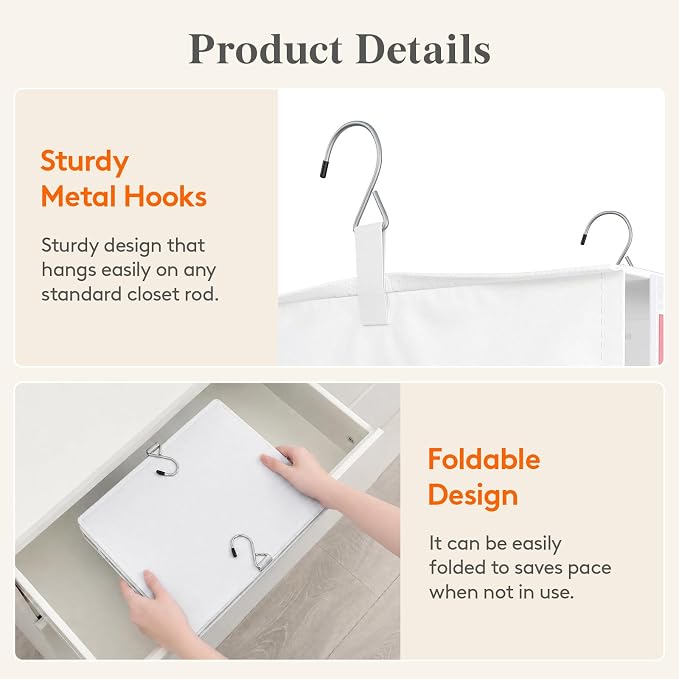 Lifewit 6 Shelf Weekly Clothes Storage Organizer for Kids, 2 Pack, Gray | Closet Storage with Color Labels for School Outfits, Daily Clothing Divider with Days of The Week Monday to Friday Weekend - Image 8