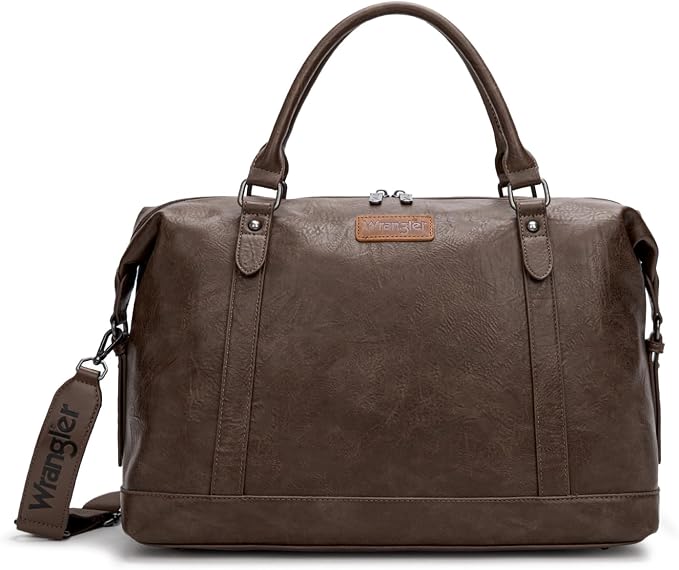 Wrangler Duffel Bag Large Travel Weekender Bag for Women Waterproof Carry on Overnight Bag for Gym,Trips,Weekends,Coffee - Image 7