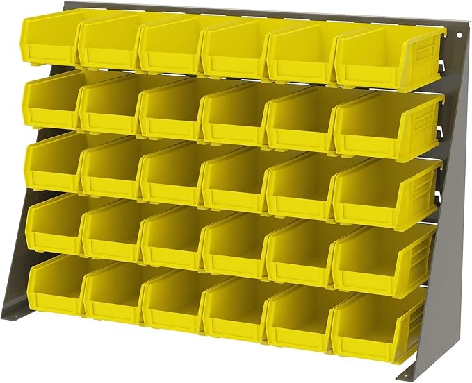 Akro-Mils 30220 AkroBins Plastic Storage Bins, 7"x4"x3", Yellow, 24-Pack | Space-Saving Stackable Bins for Garage, Pantry, Craft Organization - Image 11